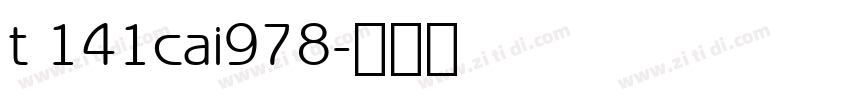t 141cai978字体转换